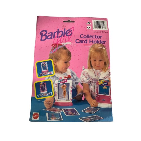 MATTEL Barbie 1991 Collectible Card Holder w/ Cards NEW NIP - Picture 6 of 6